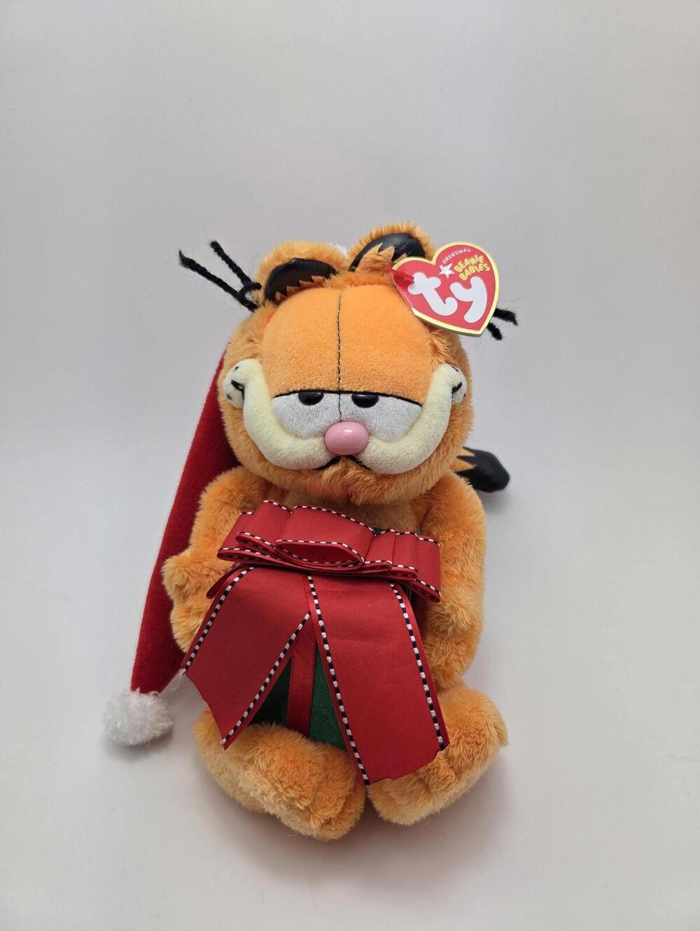 Ty Beanie Babies Happy Holidays the Garfield Stuffed Animal Plush